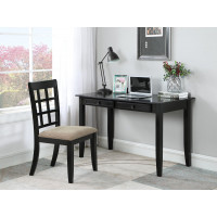Coaster Furniture 800779 Newton 2-piece Writing Desk Set Black and Tan
